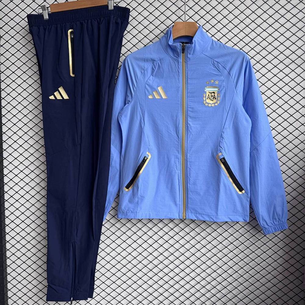 Argentina Windbreaker With Pants Blue 2026 World Cup