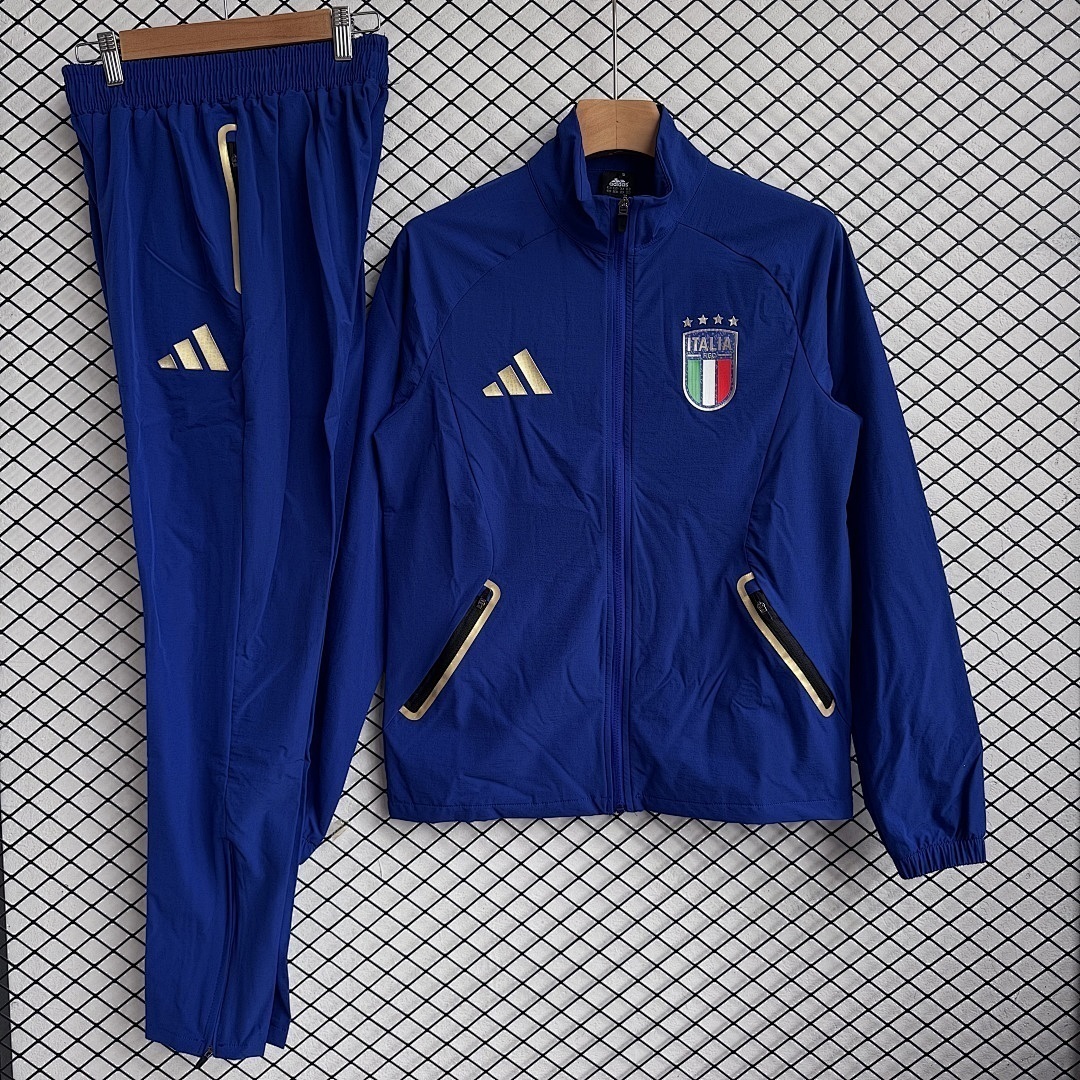 Italy Windbreaker with Pants Navy 2026 2026 World Cup Edition