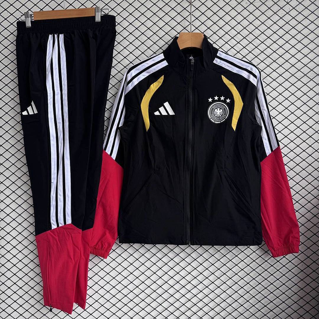 Germany Windbreaker with Pants Black 2026 2026 World Cup Edition