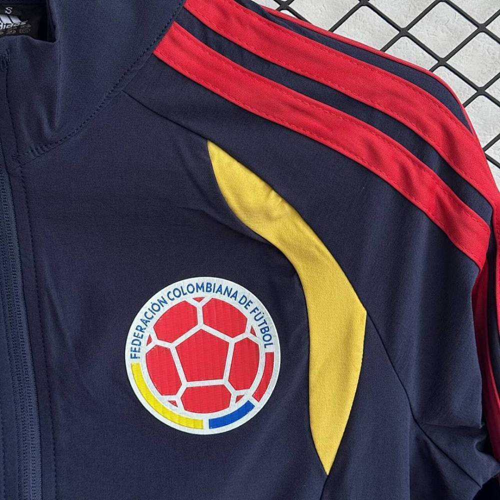 Colombia Windbreaker With Pants Navy 2026 World Cup