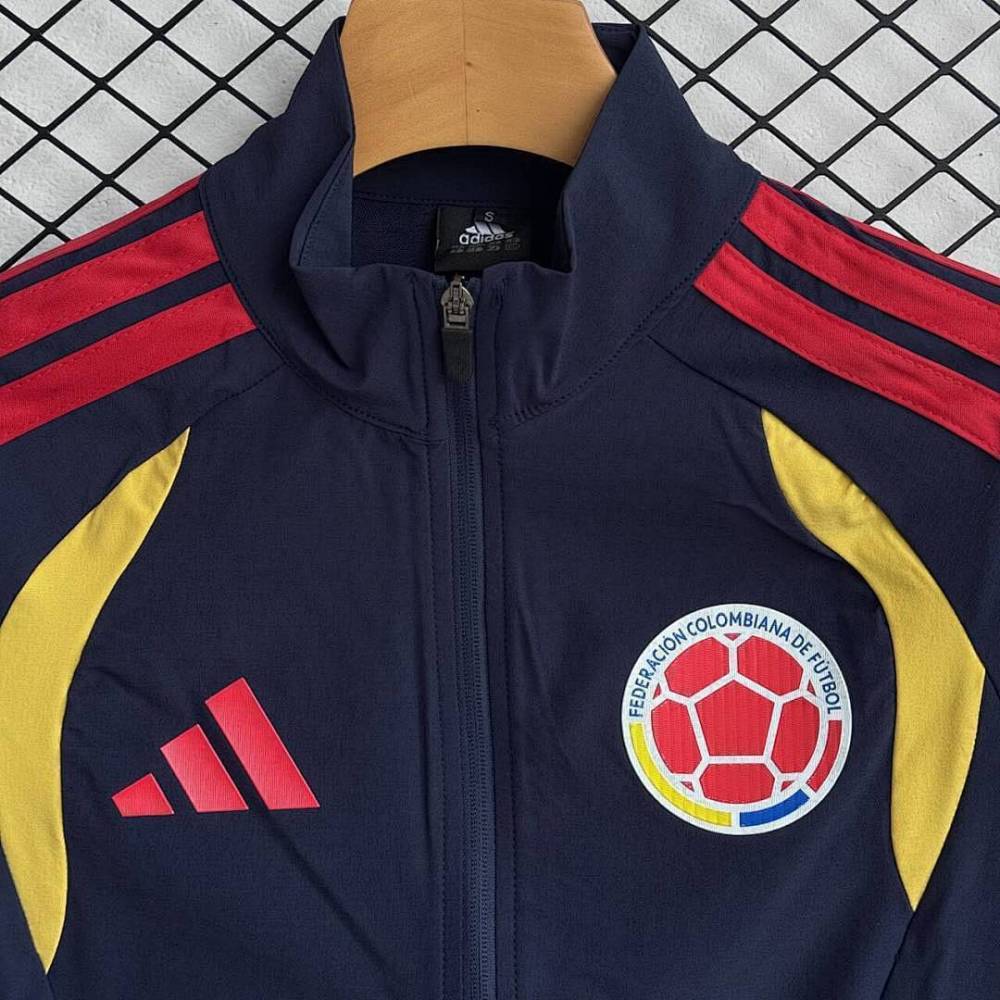 Colombia Windbreaker With Pants Navy 2026 World Cup