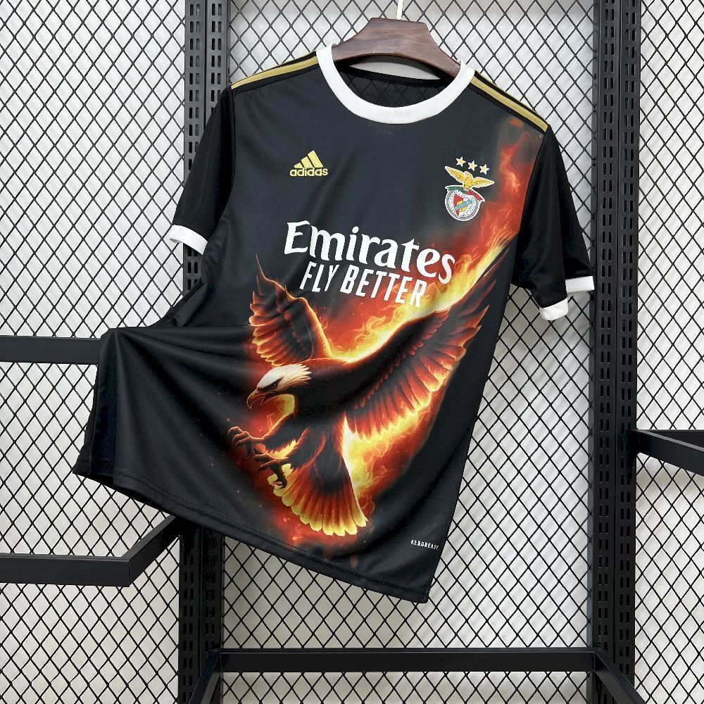BENFICA Soccer Jersey Fire Eagle Special Edition Custom Shirt 2025/26 in Model Year: 2025/26 Country and League: