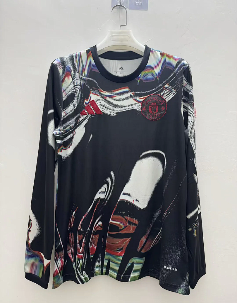 Manchester United Football Jersey Special Edition Long Sleeve Custom Shirt 2025/26 in Model Year: 2025/26 Country and League: