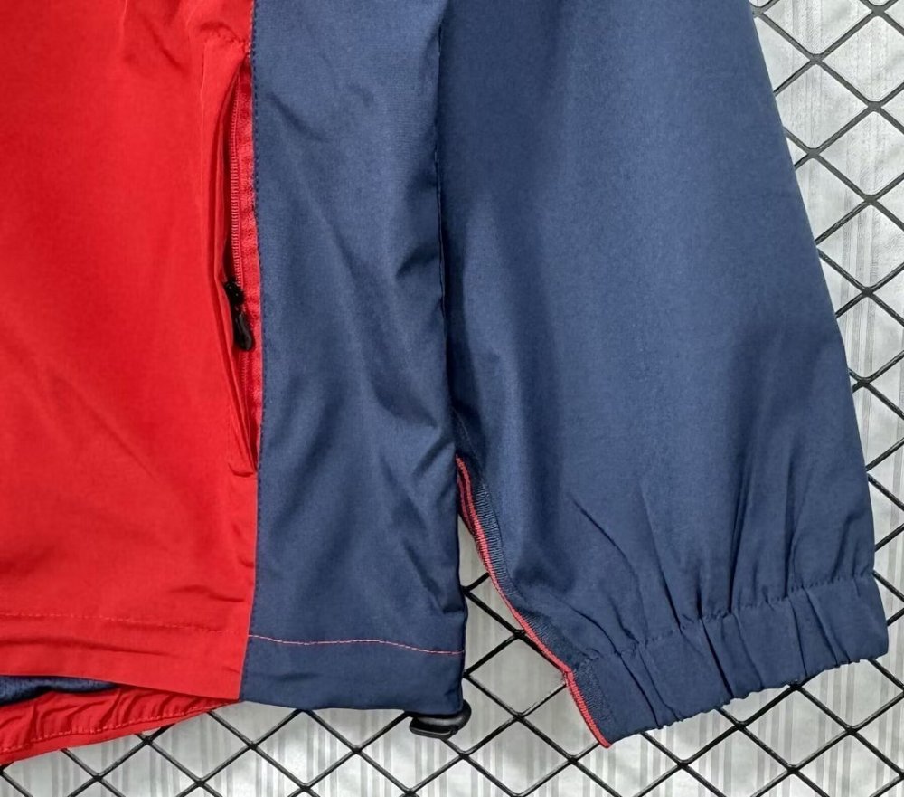 Barcelona Retro Windbreaker Jacket Red 1998-00