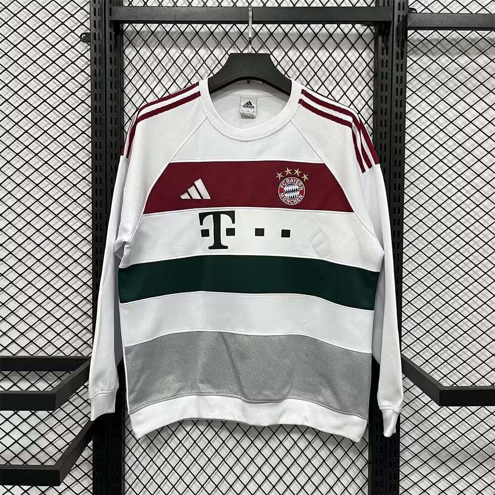 Bayern Munich Training Kit Causal Sweatshirt White 2025/26