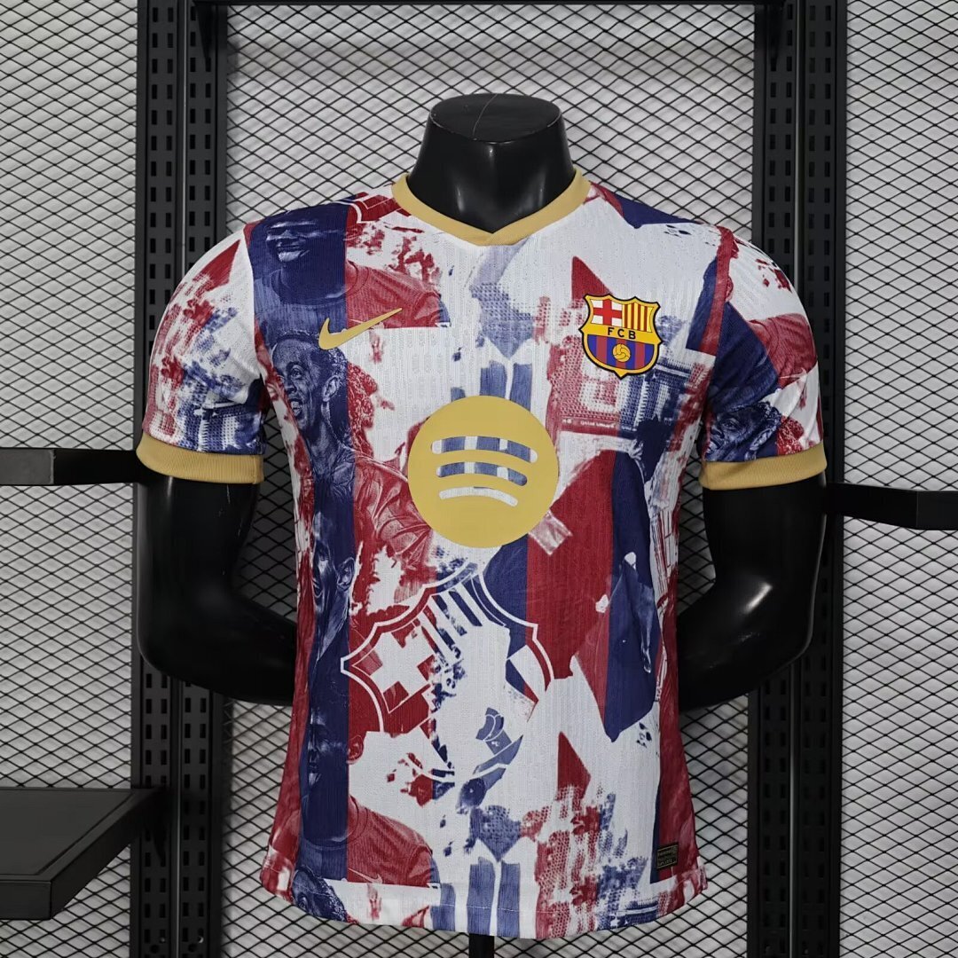 Authentic Soccer Jersey Barcelona Special Edition Shirt 2025/26 in Model Year: 2025/26 Country and League: Spain-La Liga