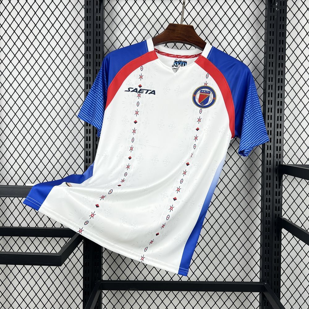 Haiti Soccer Jersey World Cup Away Custom Shirt 2025-26 in White