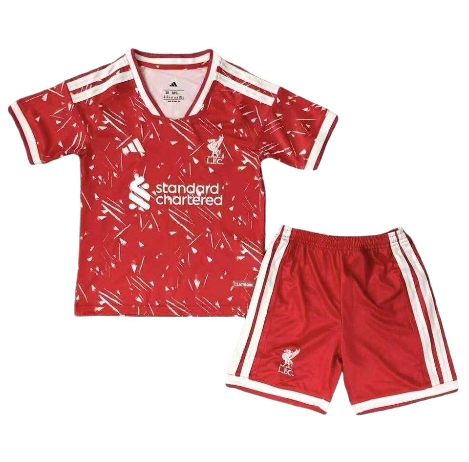 Liverpool Football Jersey Home Kids Jersey & Shorts Kit 2026/27 in Red