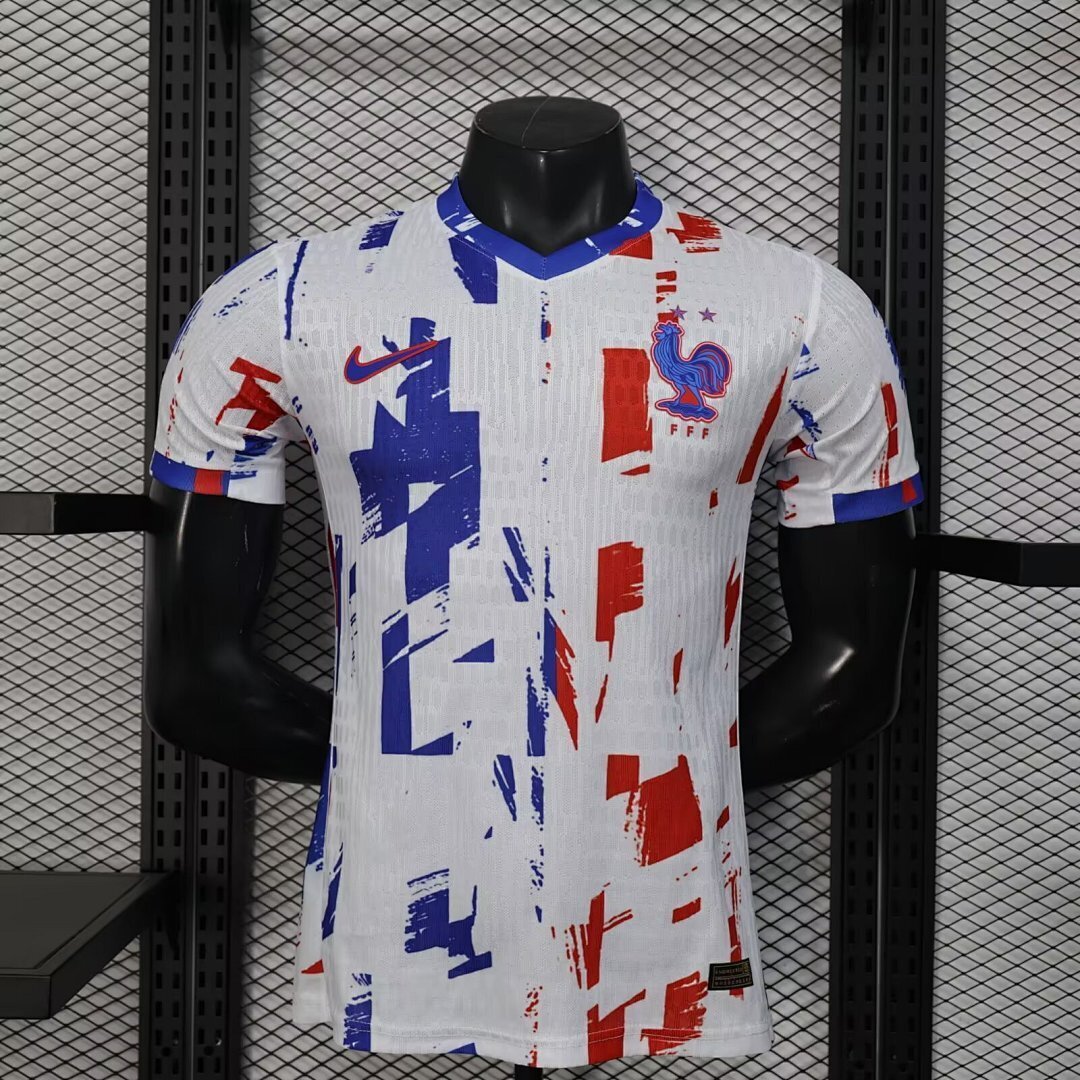 France Authentic Soccer Jersey Special Edition Shirt 2026 World Cup Edition in White&Blue