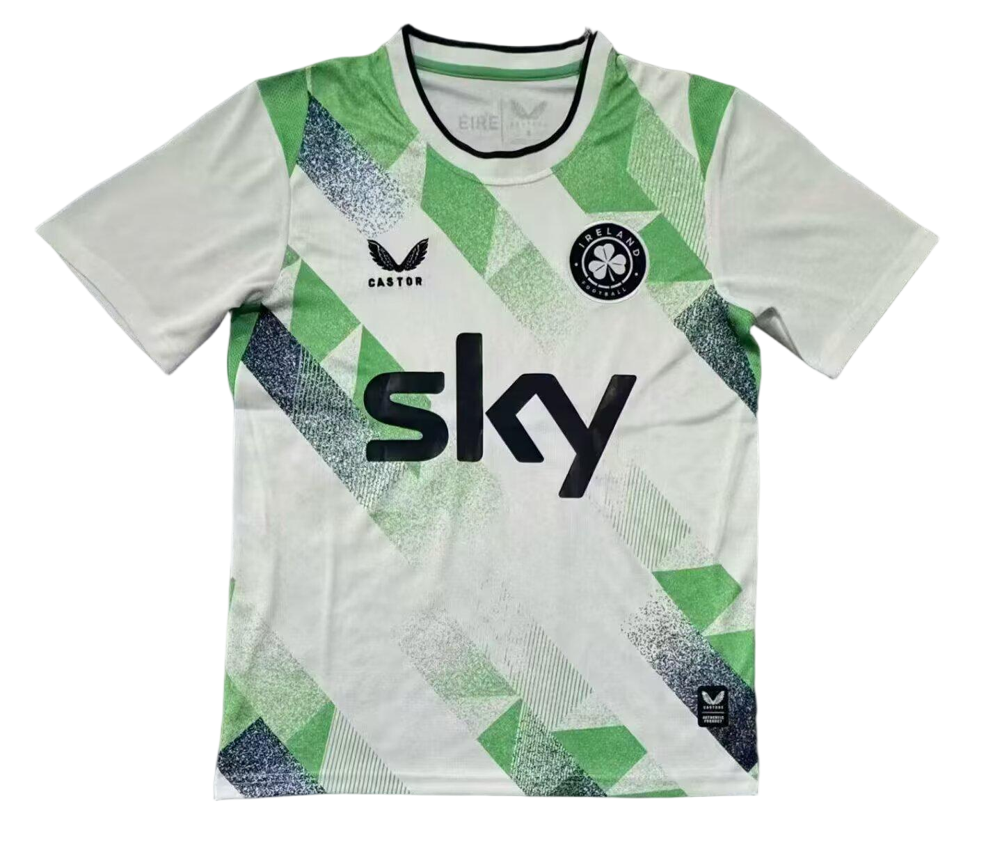 Ireland Soccer Jersey Away Custom Shirt 2026 - 2026 World Cup Edition in Green&White