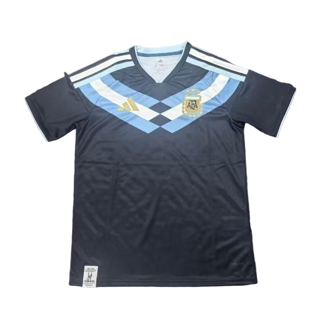 Argentina Soccer Jersey Training Custom Shirt 2026 World Cup Edition in Black