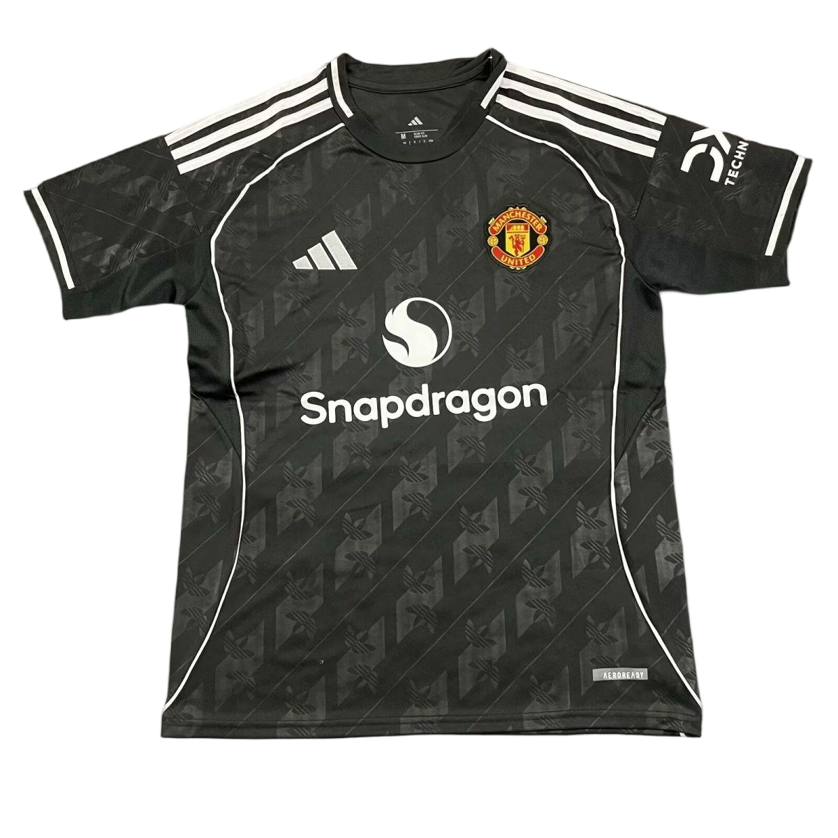 Manchester United Football Jersey Black Special Edition Custom Shirt 2025/26 in Model Year: 2025/26 Country and League: