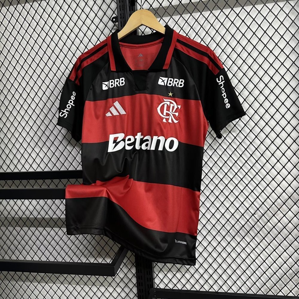 Flamengo FC Soccer Jersey Home Custom Shirt 2026 - All Sponsors