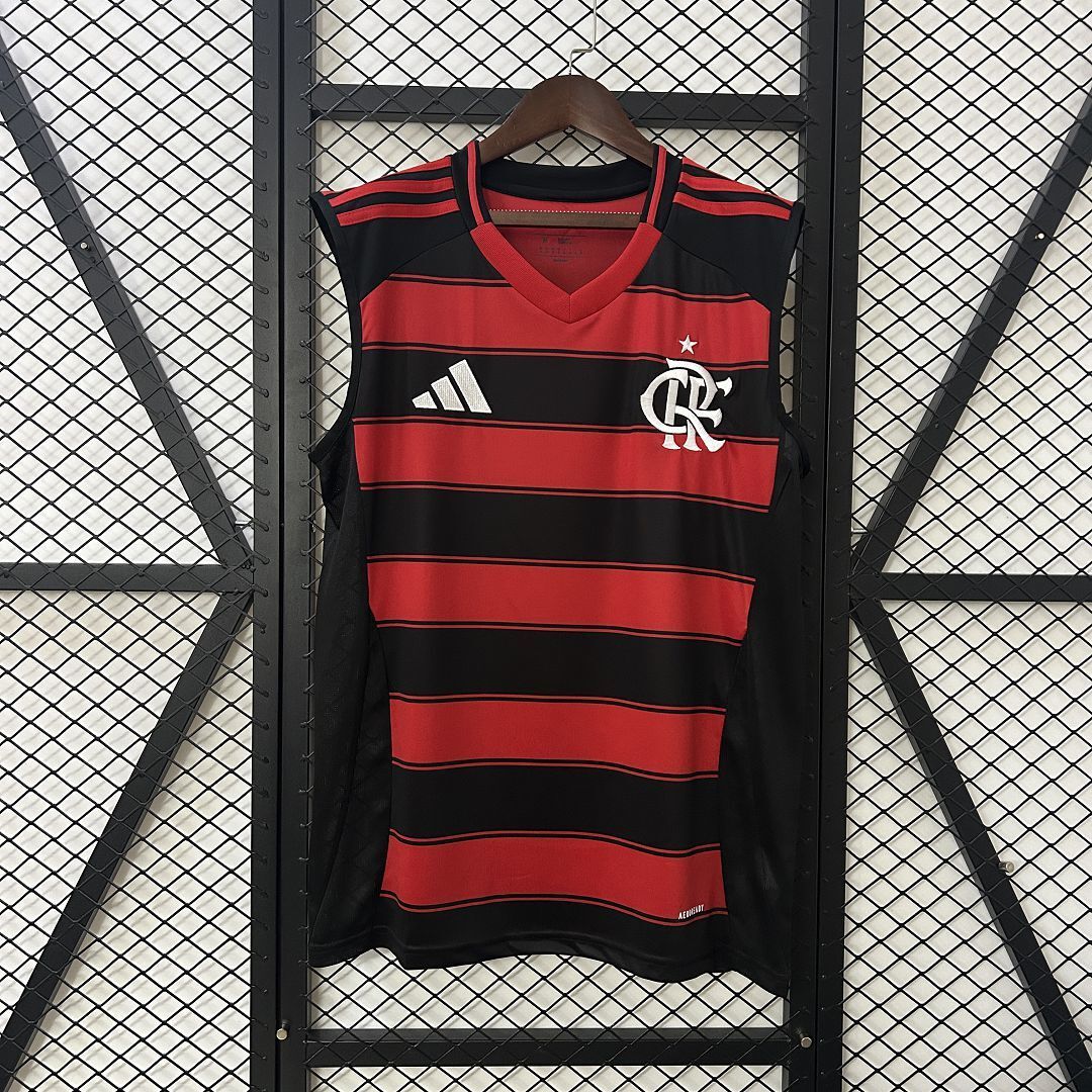 Flamengo Soccer Jersey Home Custom Vest 2025 in Red&Black