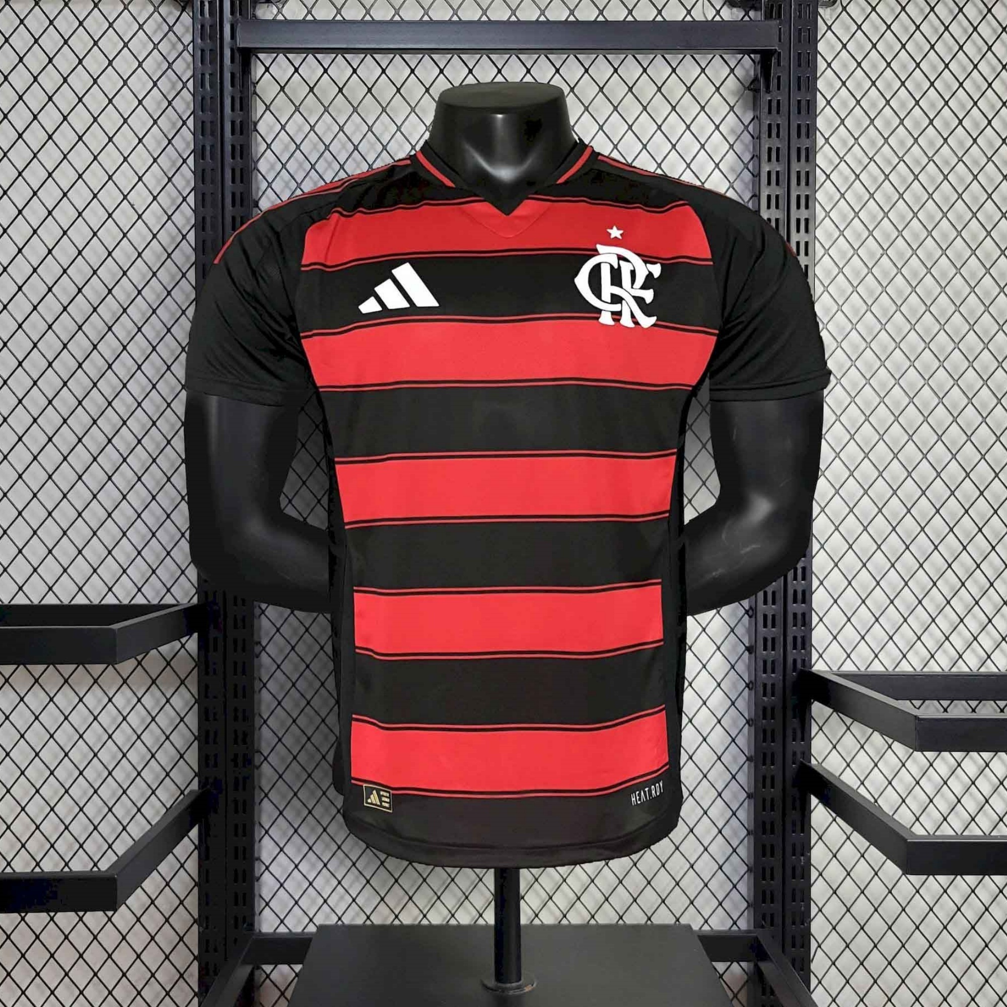 Flamengo Authentic Soccer Jersey Home Shirt 2025 in Red&Black