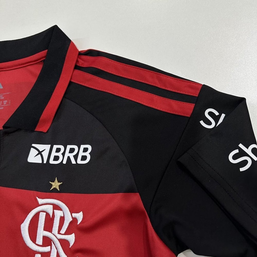Flamengo FC Soccer Jersey Home Custom Shirt 2026 - All Sponsors