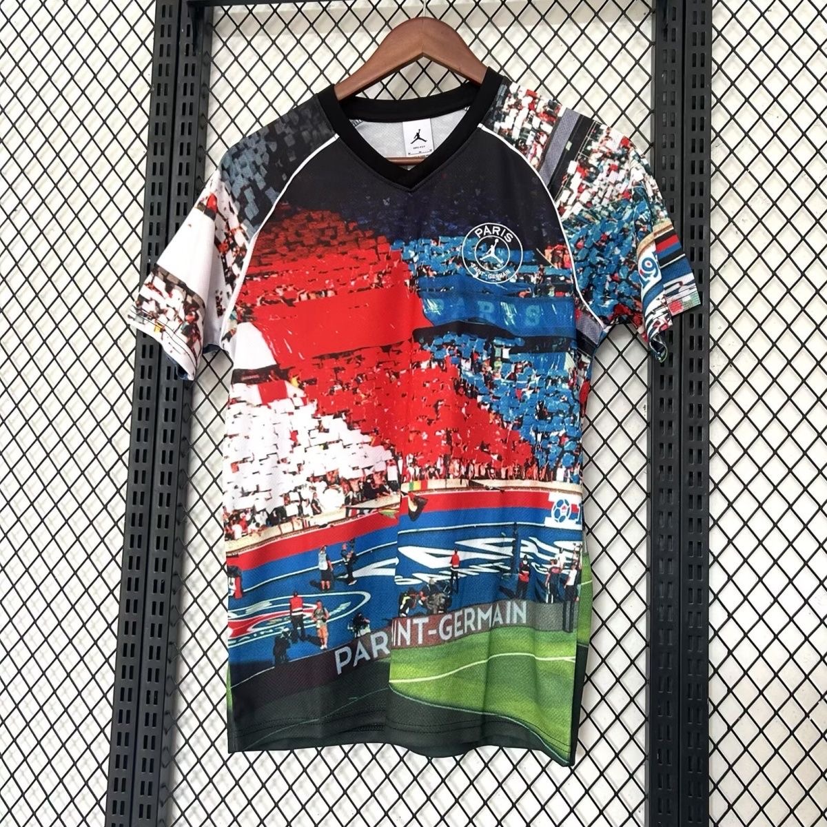 PSG Soccer Jersey Black Cat Training Custom Shirt 2025/26 in Model Year: 2025-2026 Country and League: France-Ligue 1
