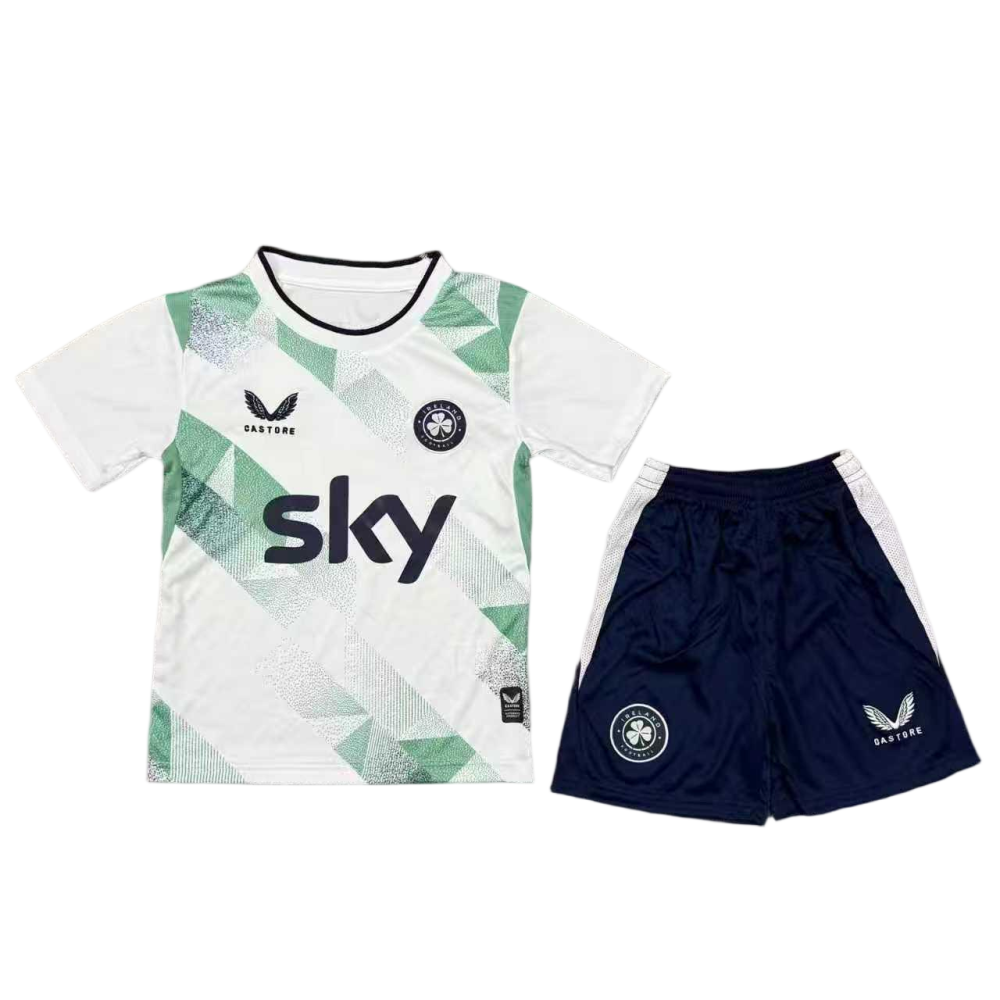 Ireland Soccer Jersey Away Kids Kit Jersey+Shorts 2026 - World Cup