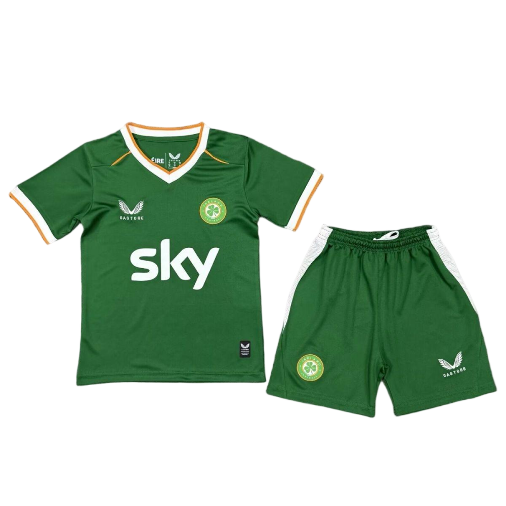 Ireland Soccer Jersey Home Kids Kit Jersey+Shorts 2026 - World Cup