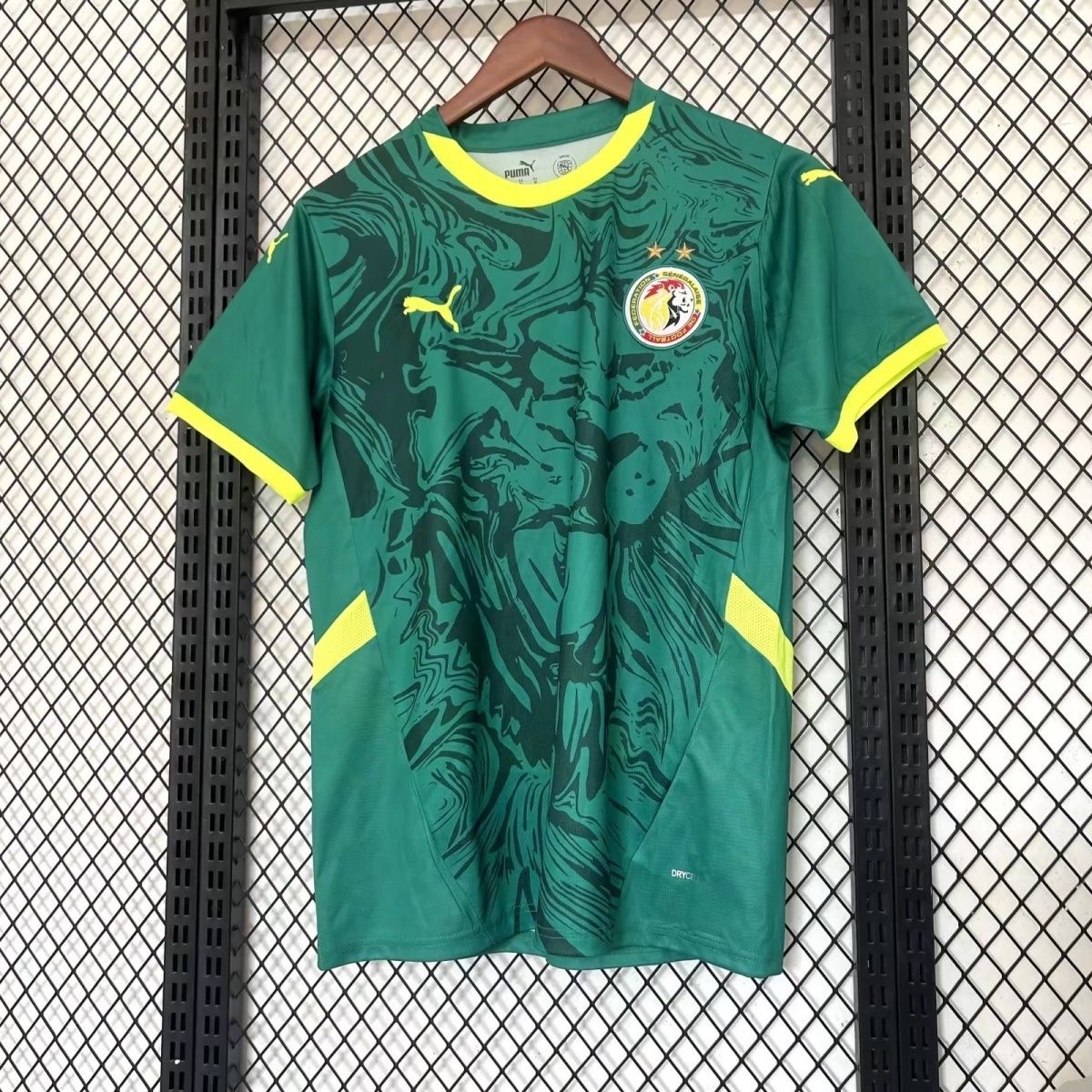 Senegal Soccer Jersey Away Custom Shirt 2025 - Two Stars in Green