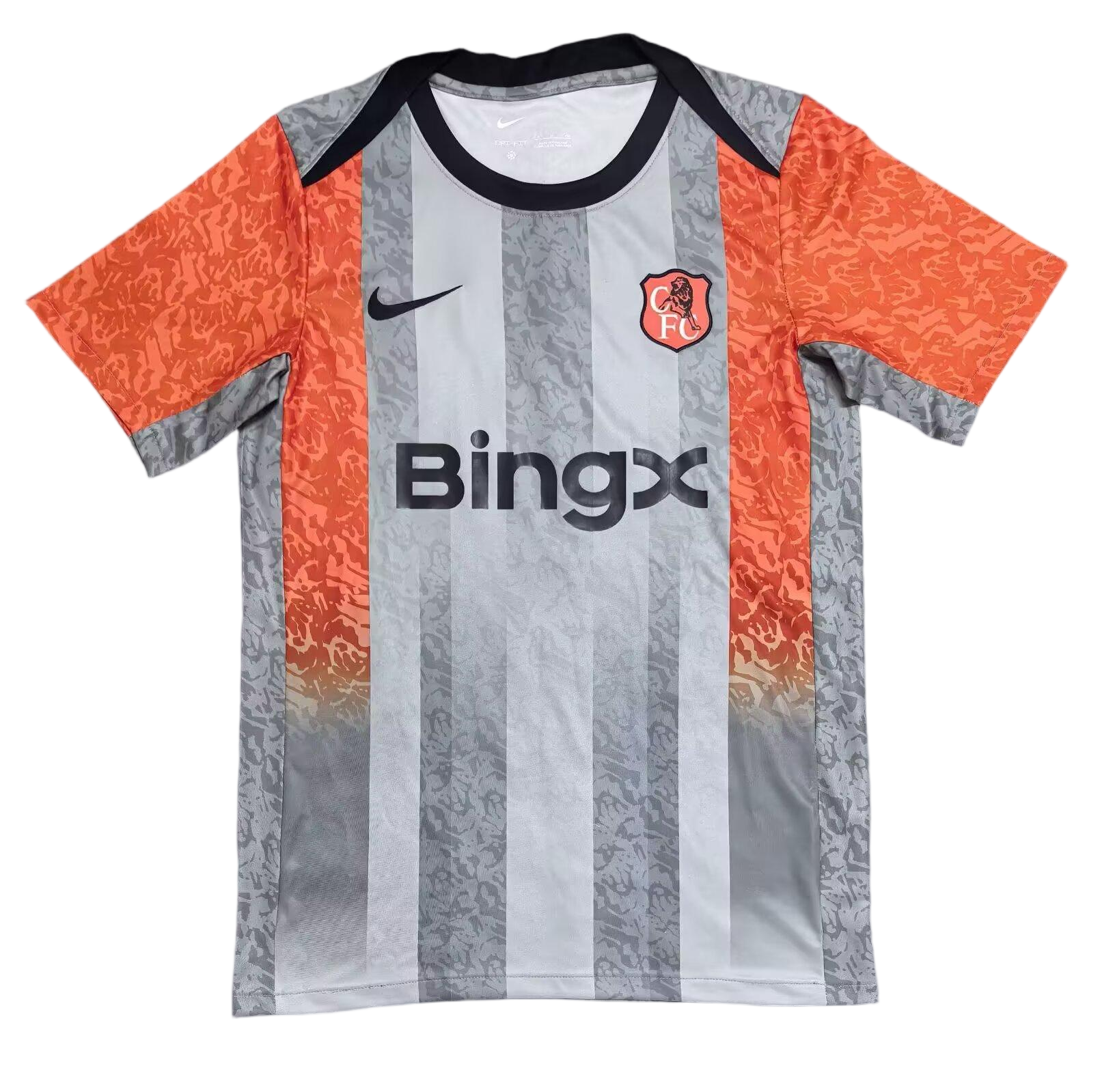 Chelsea Football Jersey Pre-Match Custom Shirt 2025/26 in Gray