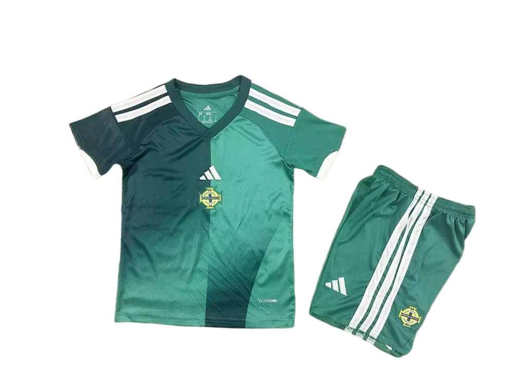 Northern Ireland Soccer Jersey Home Kids Kit Jersey+Shorts 2026 - World Cup