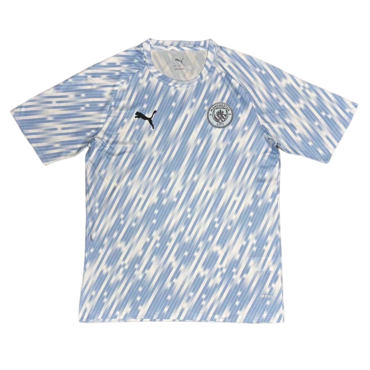 Manchester City Football Jersey Pre-Match Custom Shirt 2025/26 in Light Blue