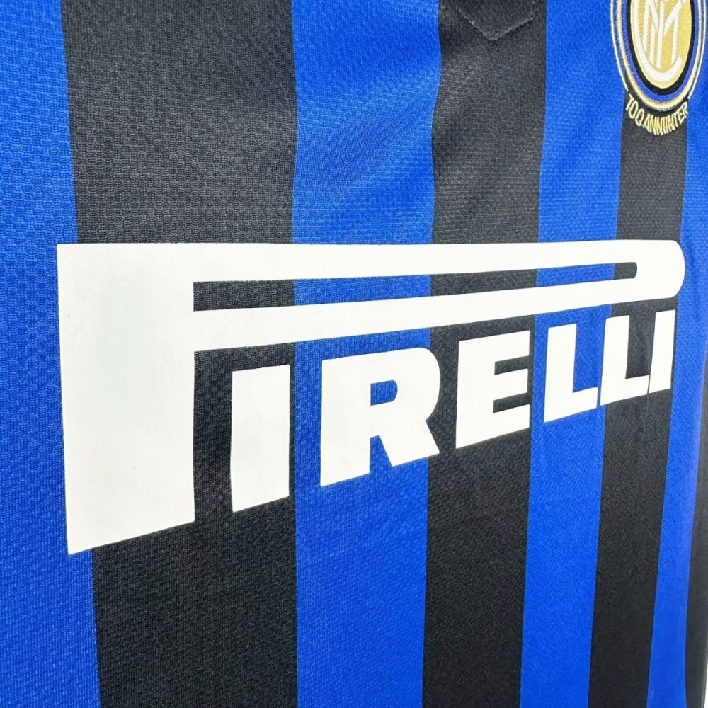 Inter Milan Retro Jersey Custom Home Soccer Shirt 2007/08