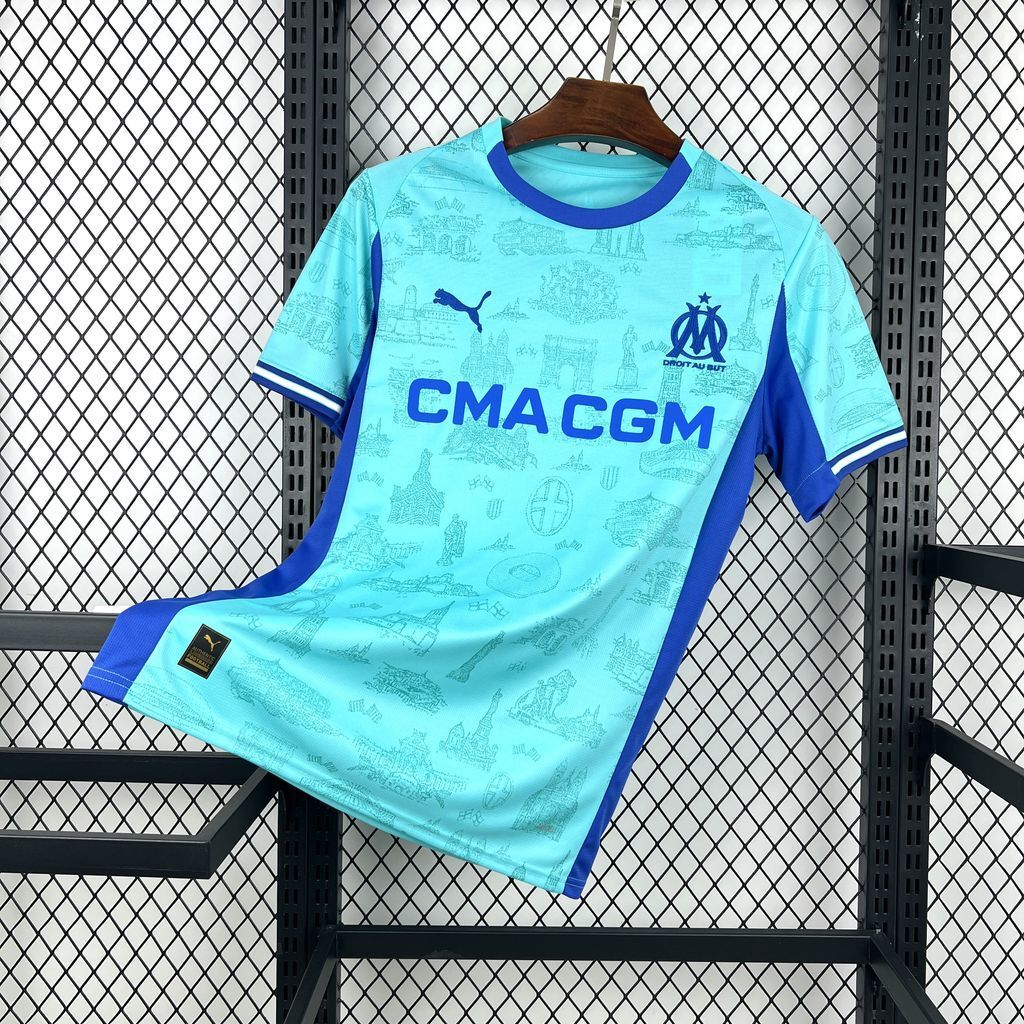 Marseille Soccer Jersey Special Edition Custom Shirt 2025/26 in Model Year: 2025-2026 Country and League: France-Ligue 1