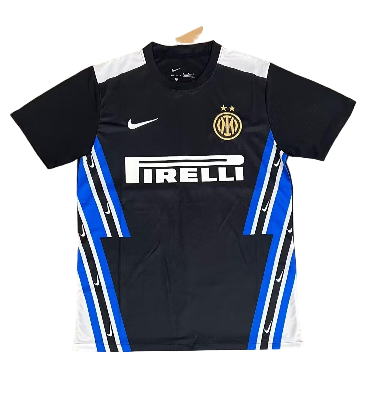 Inter Milan Soccer Jersey Training Custom Shirt 2025/26 in Black