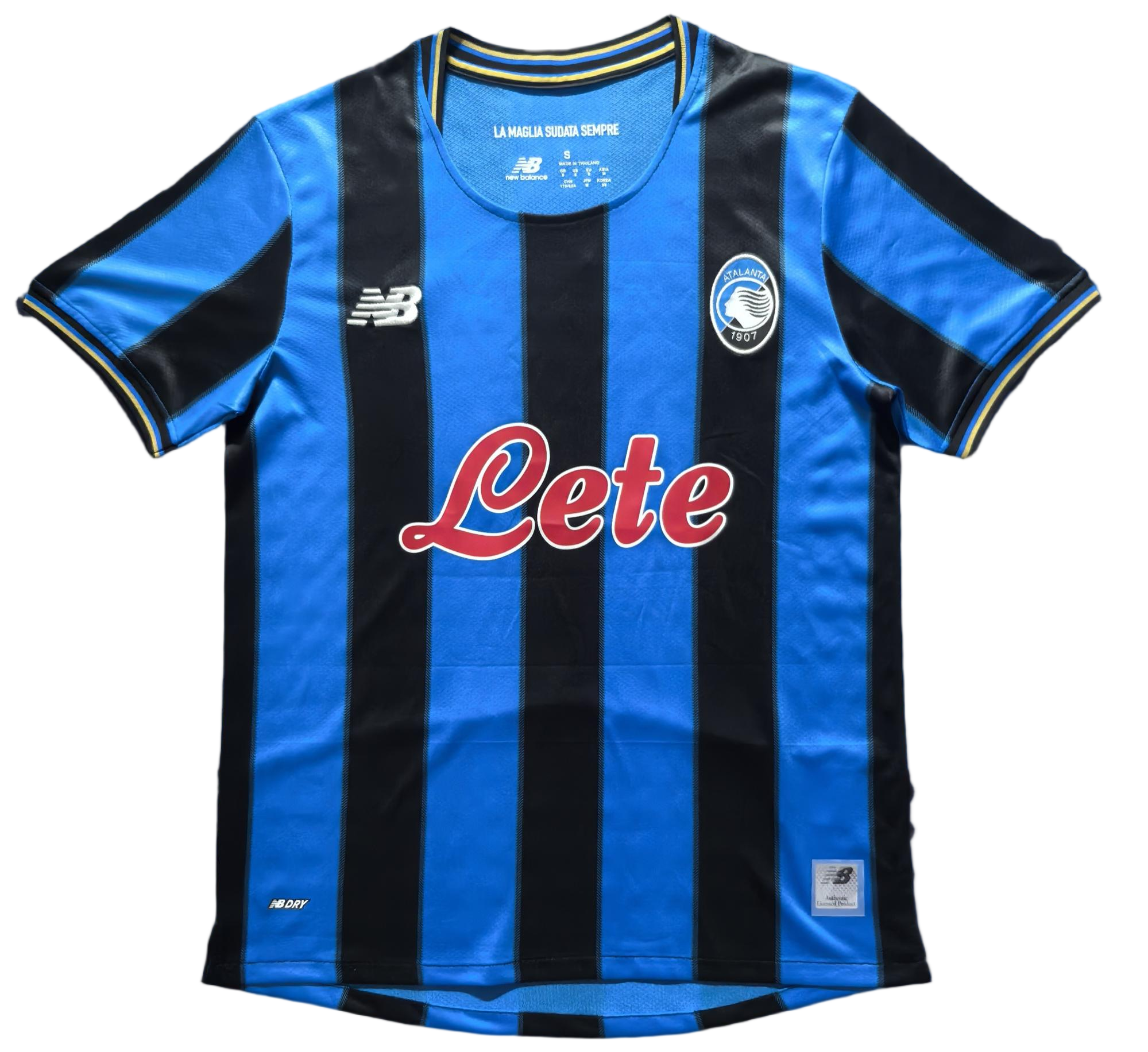 Atalanta BC Soccer Jersey Home Custom Shirt 2025/26 in Black&Blue