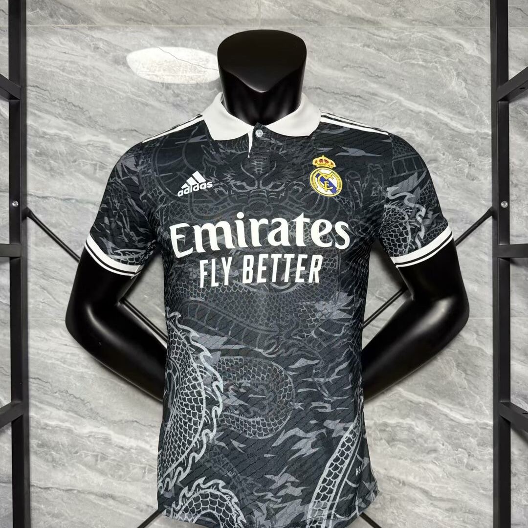 Real Madrid Authentic Soccer Jersey Dragon Special Edition Shirt 2025/26 in Model Year: 2025/26 Country and League: Spain-La