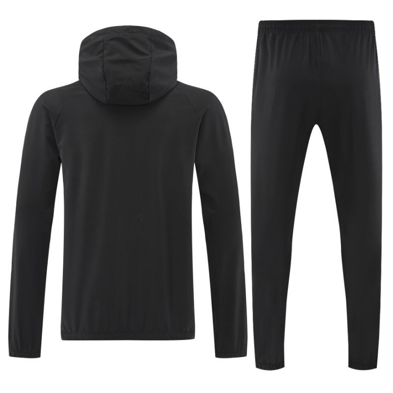 Inter Milan Hoodie Training Kit (Jacket+Pants) Black 2025/26