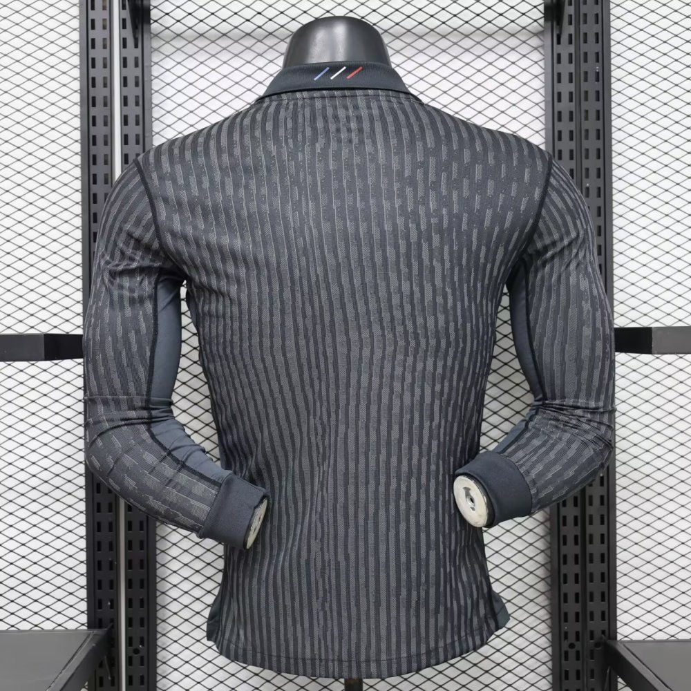 Authentic Soccer Jersey PSG Fourth Away Long Sleeve Shirt 2025/26