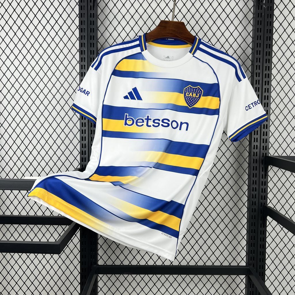Boca Juniors Soccer Jersey Away Custom Shirt 2026/27 in White