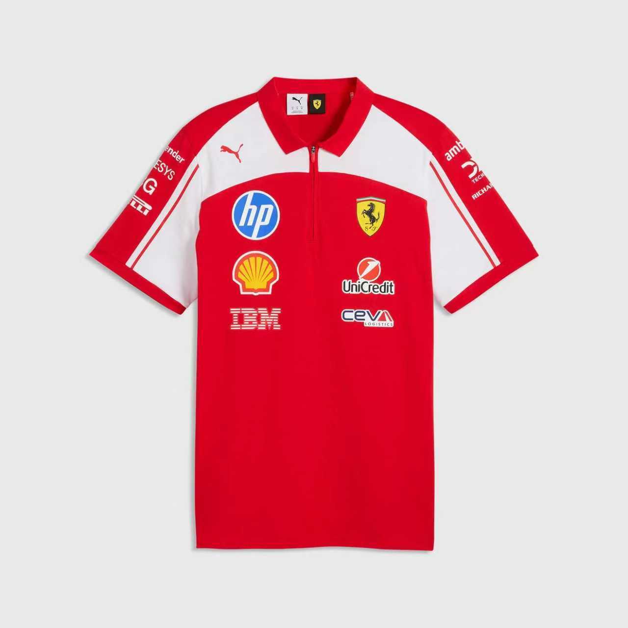 Ferrari F1 Racing Team Polo T-Shirt 2026 in Red
