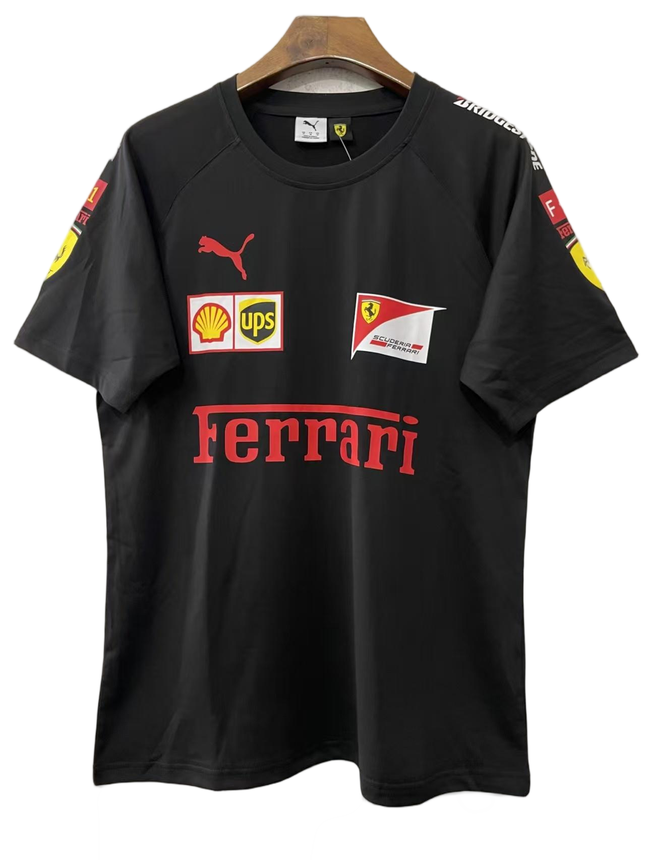 Ferrari F1 Racing Team Casual T-Shirt 2026 in Black