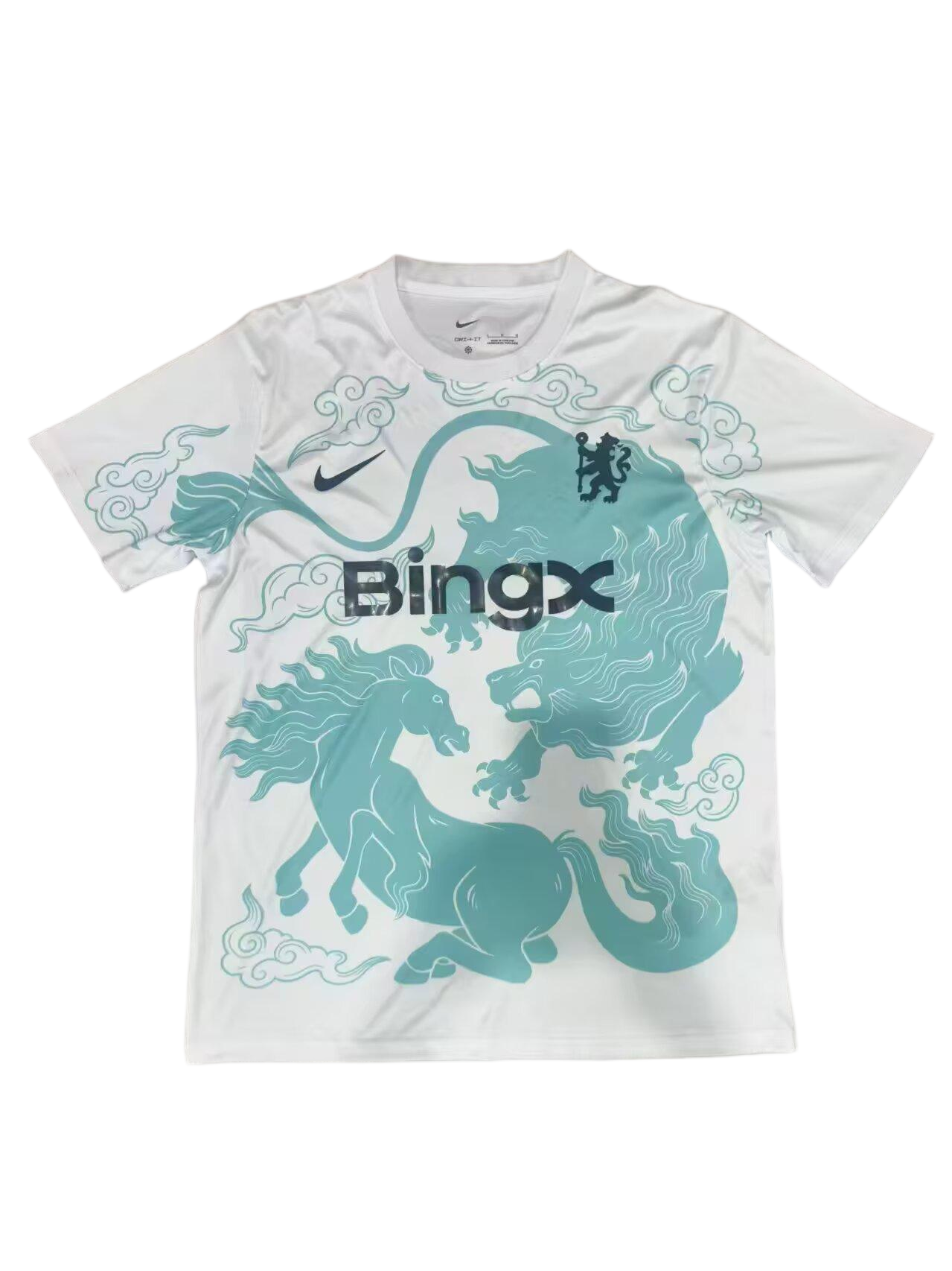 Chelsea Football Jersey Horse Year Anniversary Edition Custom Shirt 2026/27 in White