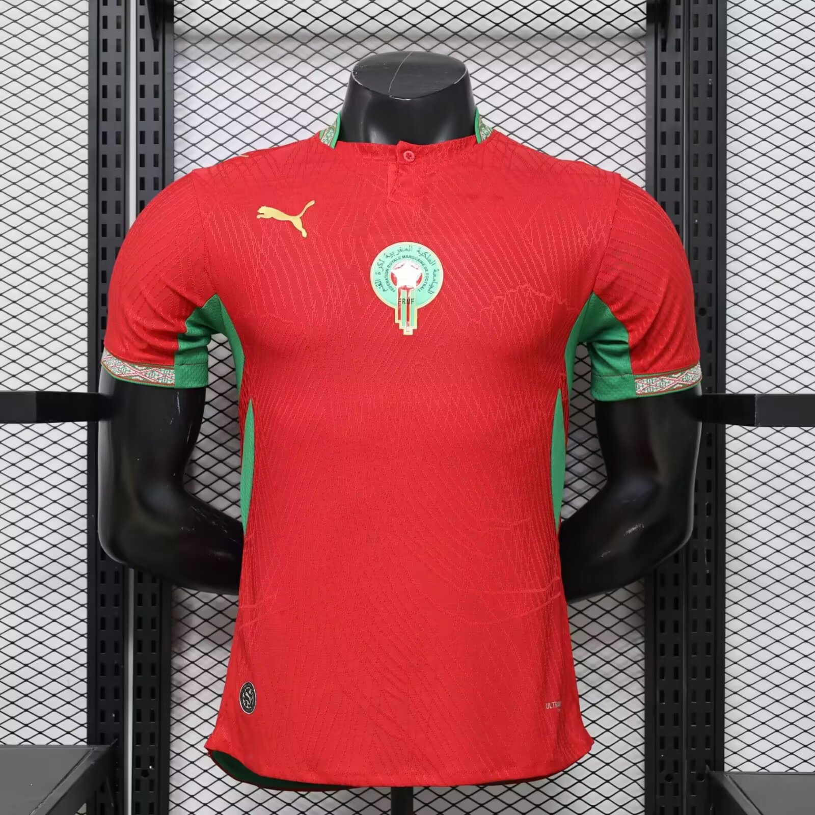 Morocco Authentic Soccer Jersey Home Shirt 2026 2026 World Cup Edition in Red