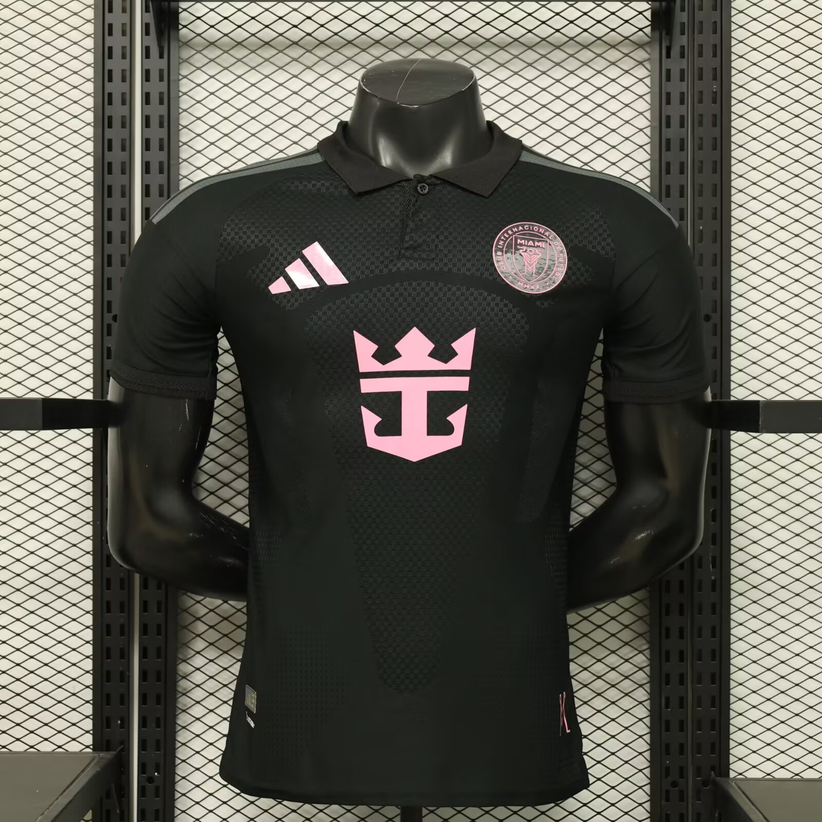 Inter Miami Authentic Soccer Jersey Away Shirt 2026 in Black