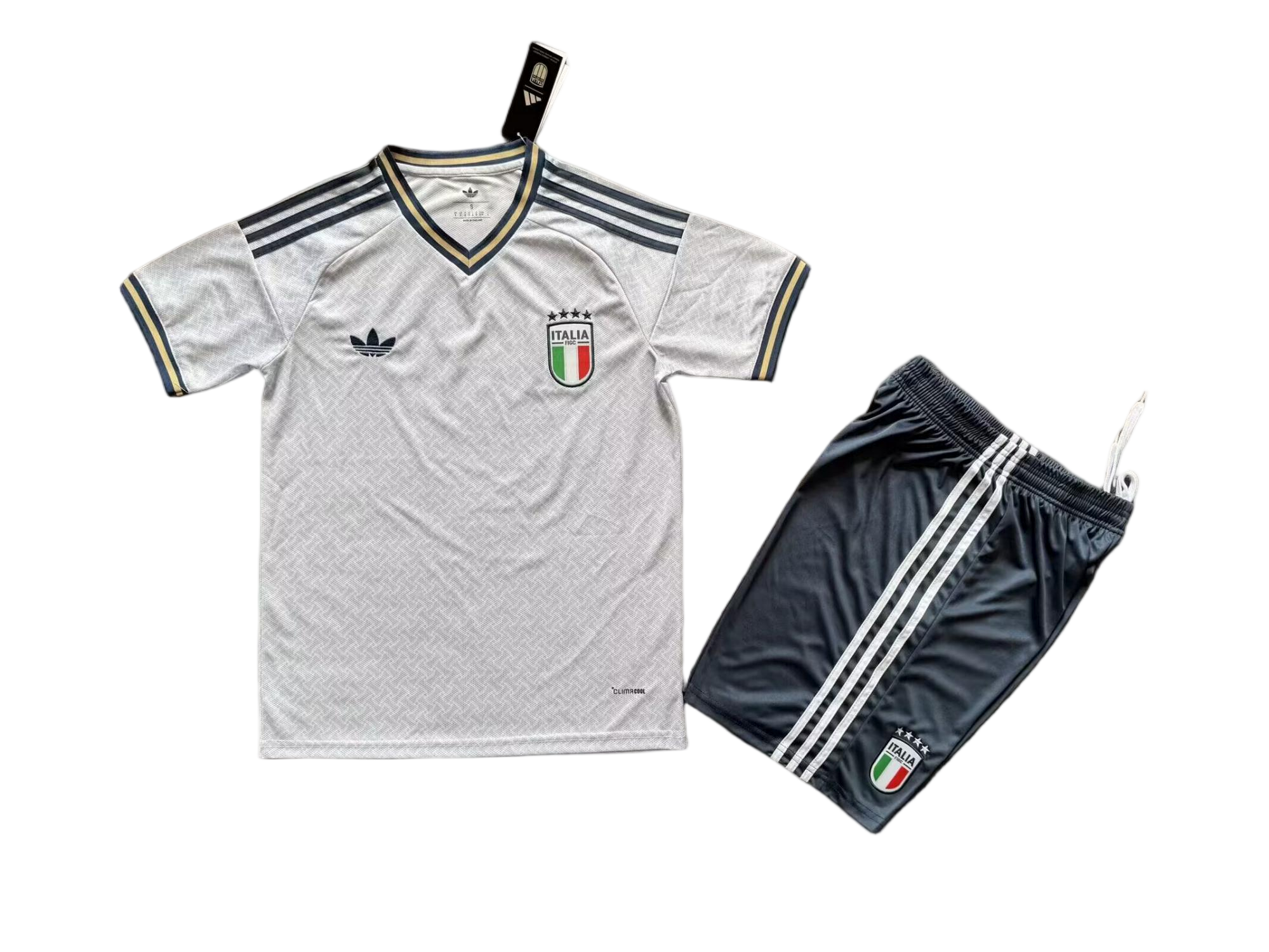 Italy Away Football Uniform Kids Jersey & Shorts Kit 2026 World Cup Edition in Model Year: 2026 Confederate: UEFA Country: