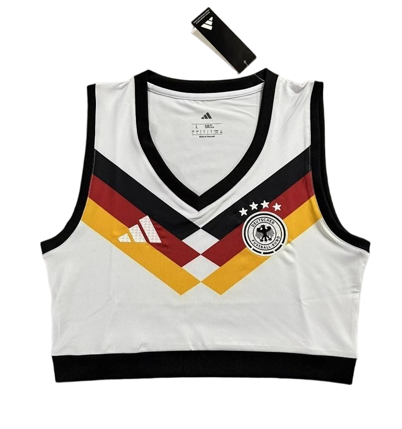 Germany Football Jersey Women's Home Vest 2026 World Cup Edition in White