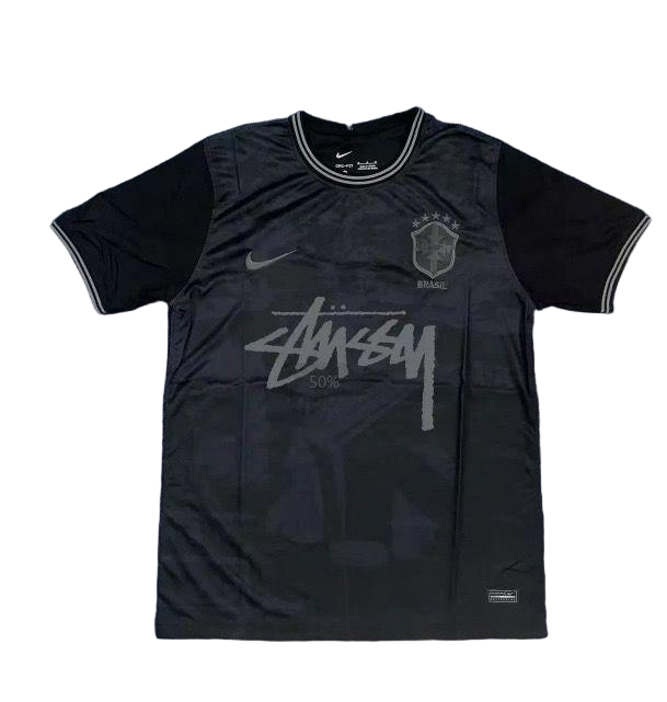 Brazil Soccer Jersey Special Edition Custom Shirt 2025 in Black