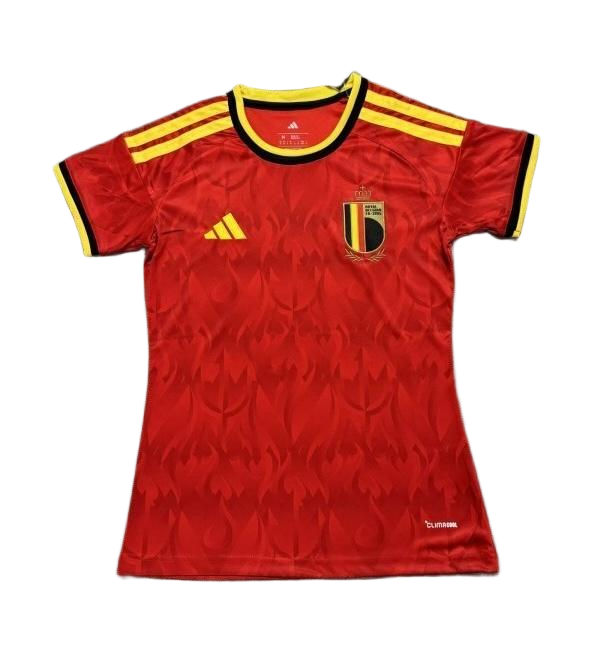 Belgium Football Jersey Women's Home Custom Shirt 2026 World Cup Edition in Red