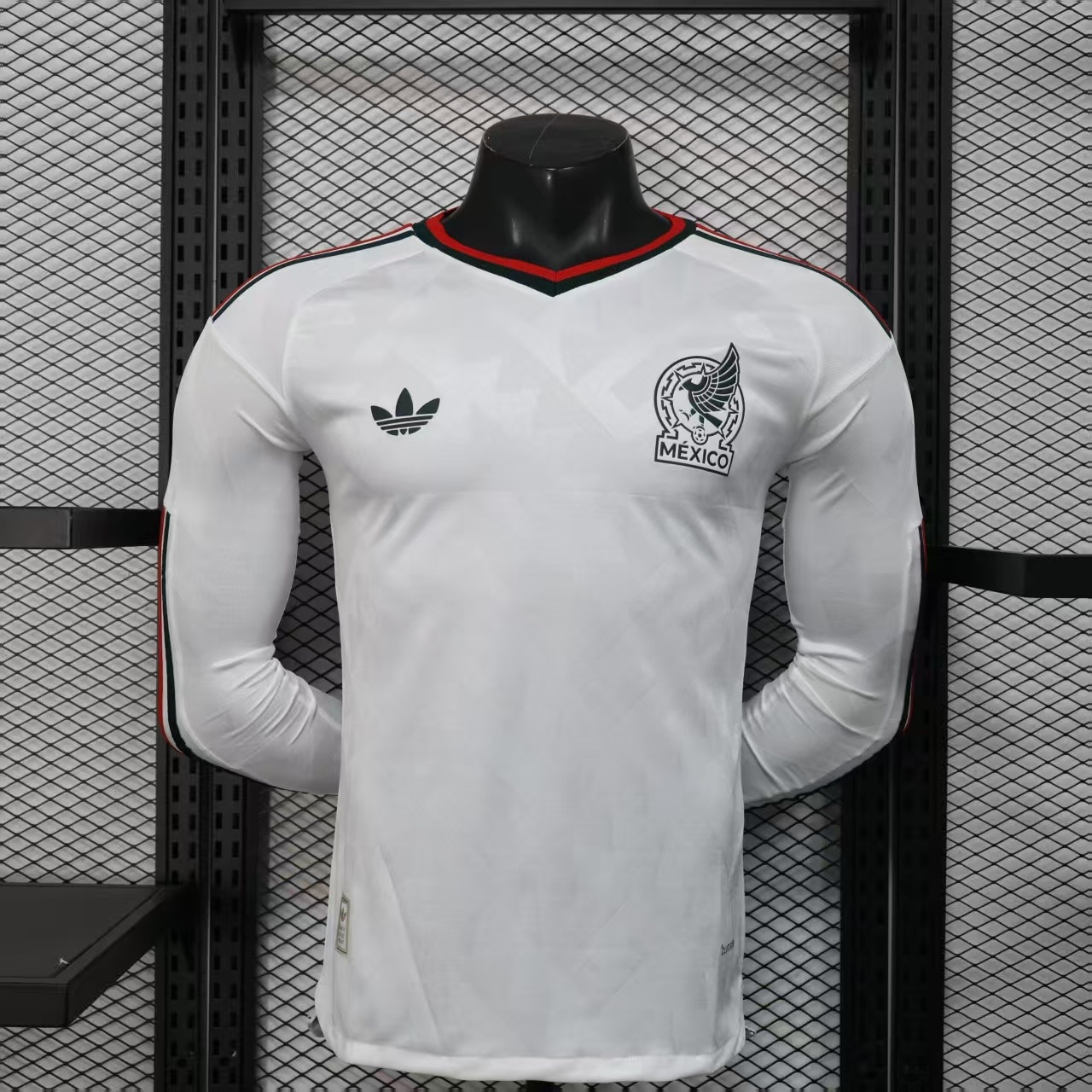 Mexico Authentic Away Long Sleeve Kit Soccer Jersey 2026 World Cup Edition in Model Year: 2026confederate: Concacaf Country: