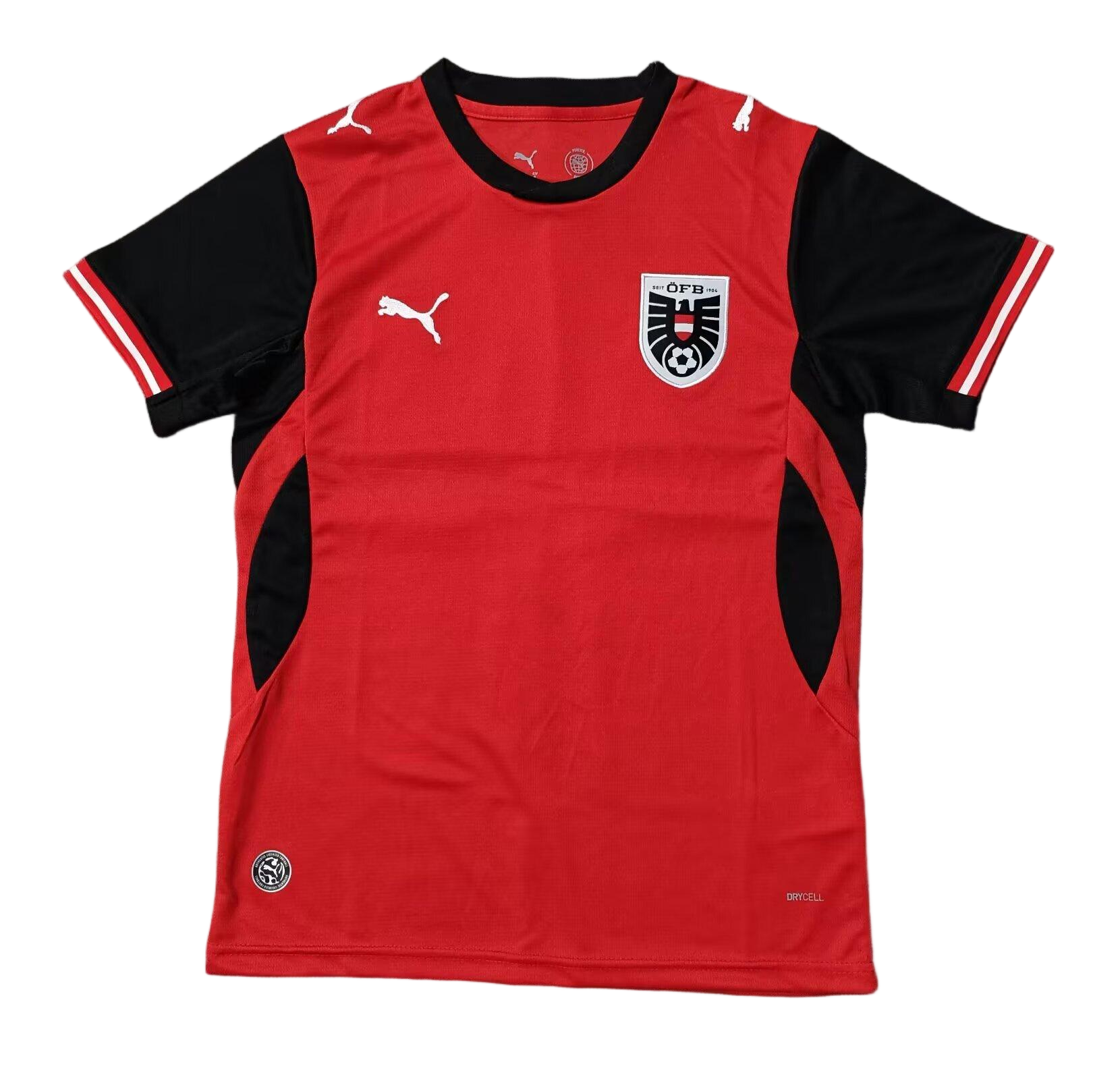 Austria Soccer Jersey Home Custom Shirt 2026 World Cup Edition in Red