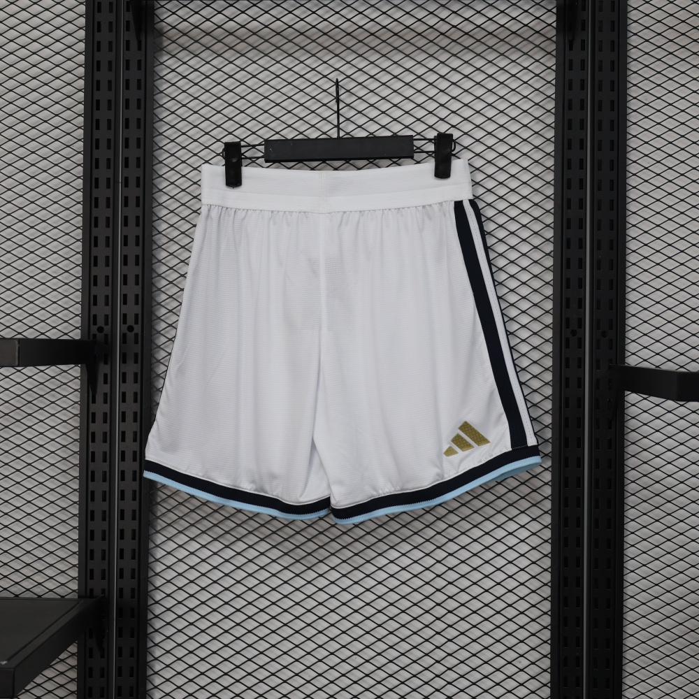Argentina Authentic Soccer Jersey White Shorts World Cup 2026