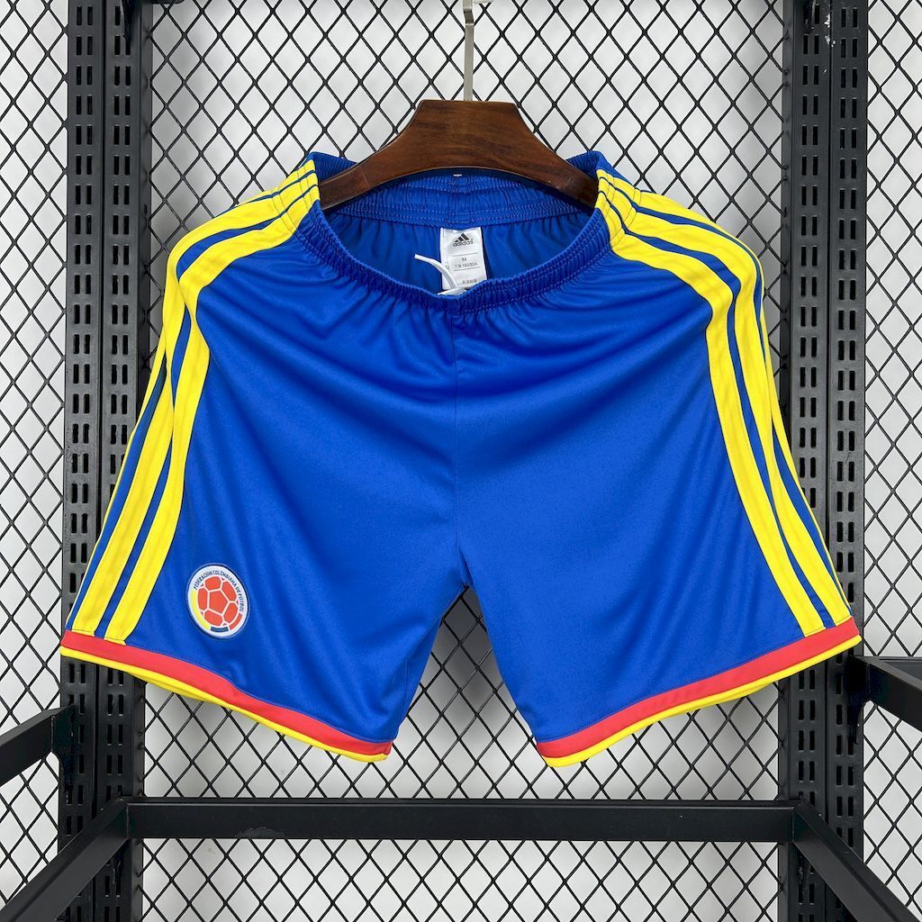 Colombia Soccer Jersey Home Custom Shorts 2026 World Cup Edition in Blue