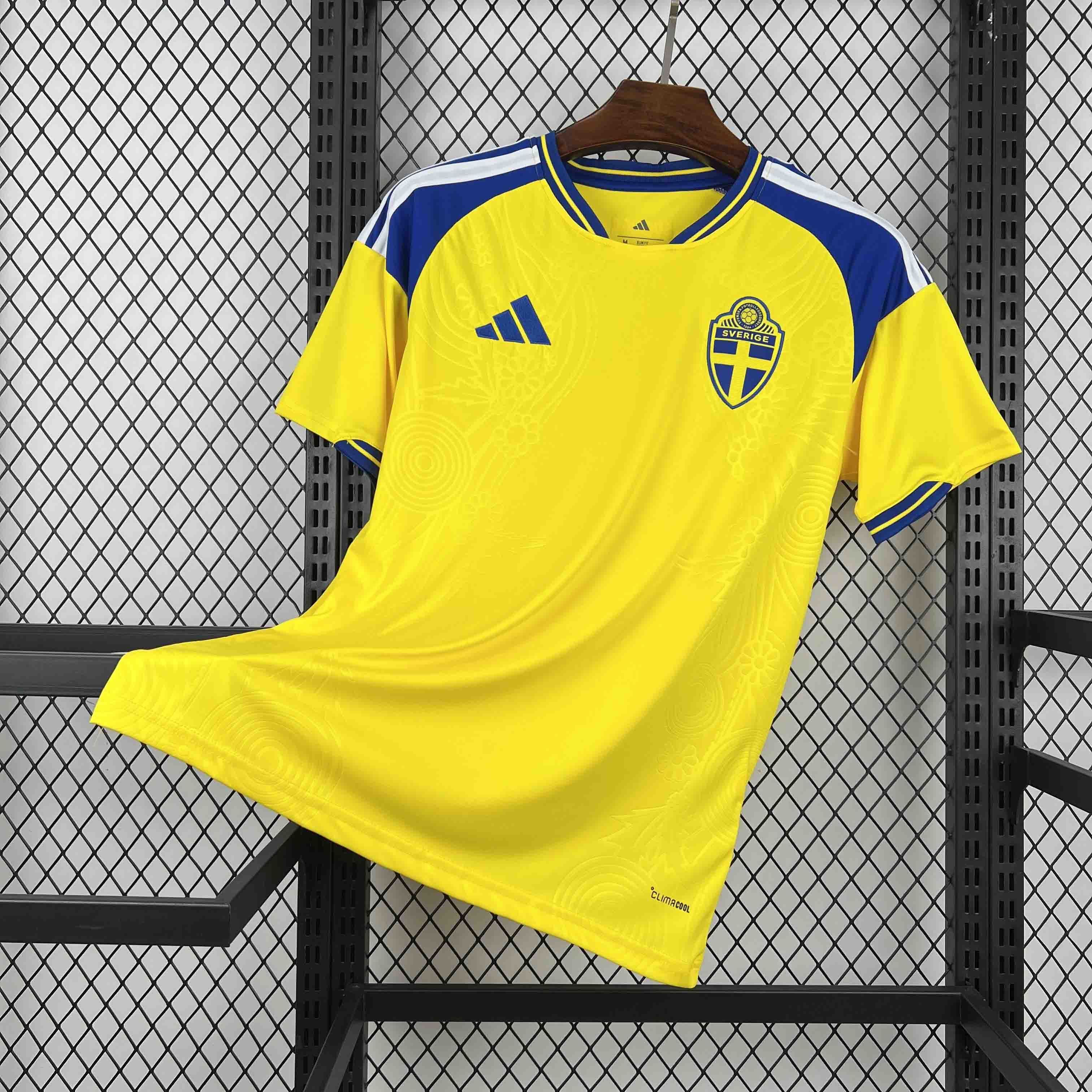 Sweden Football Jersey Home Custom Shirt 2026 World Cup Edition in Yellow