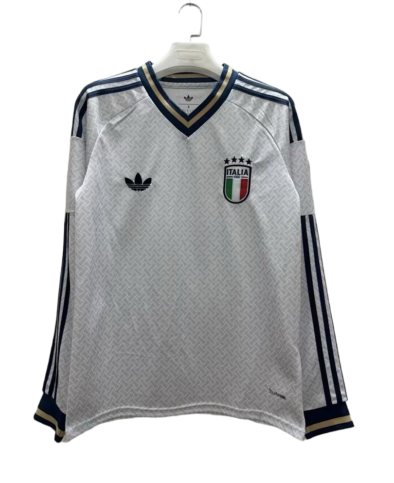 Italy Soccer Jersey Away Long Sleeve Custom Shirt World Cup 2026